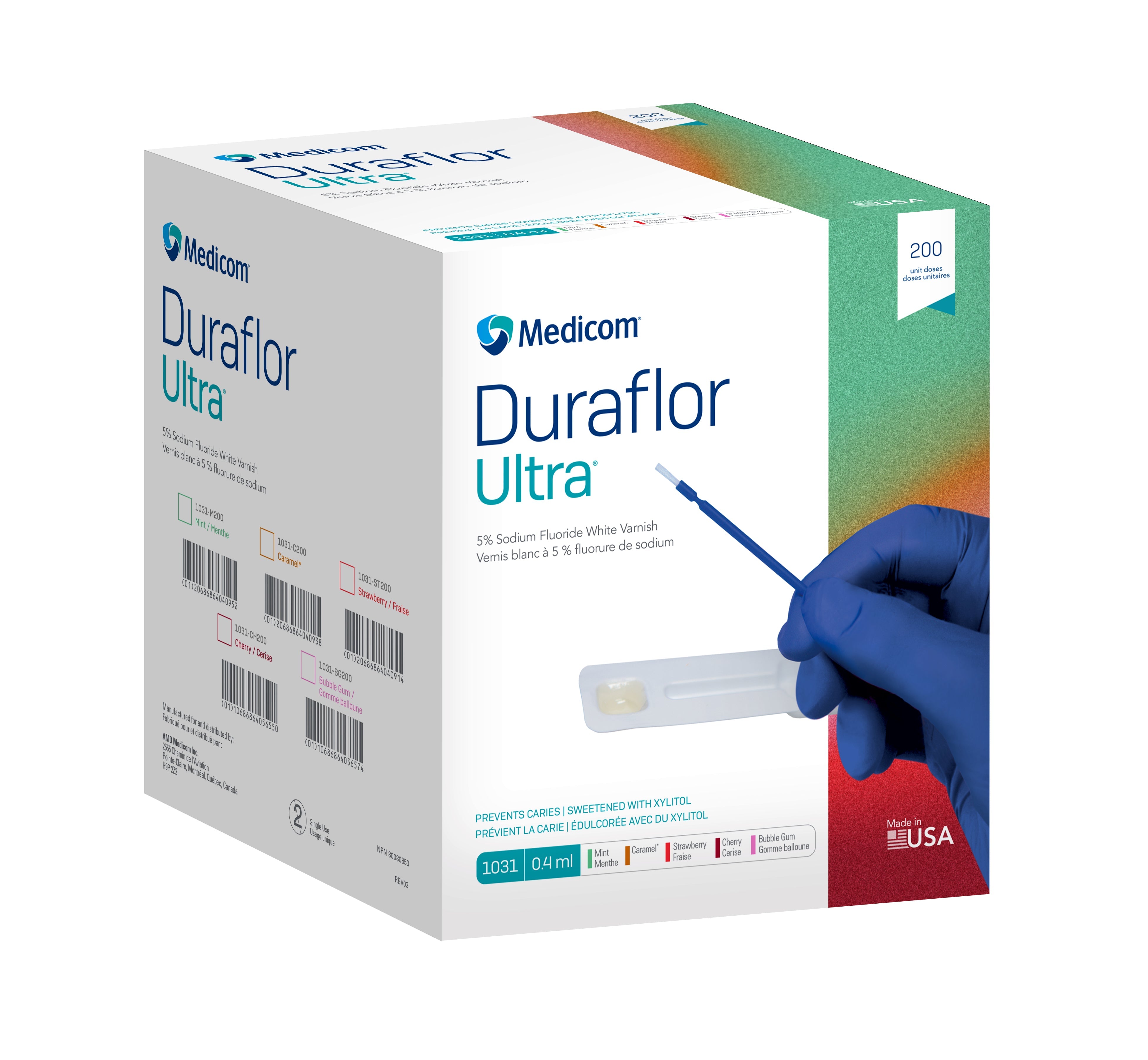 Duraflor® Ultra™ 5% Sodium Fluoride White Varnish, 0.4 ml Unit Dose / 30 Box