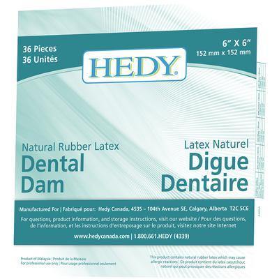 Natural Rubber Latex Dental Dam