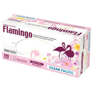 Flamingo® Pink Nitrile Gloves – Powder Free, 200/Box