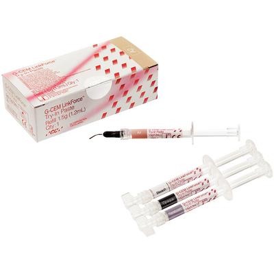 G-CEM LinkForce Adhesive Resin Cement – Try-In Paste, 1.5 g Syringe Refills