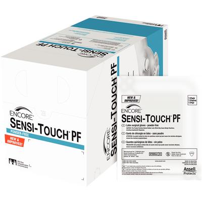 Encore® Sensi-Touch Powder Free Latex Surgical Gloves – Sterile, 50/Box