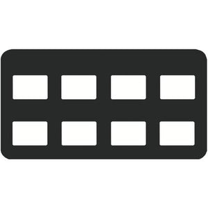 AdaMount® Standard Tab Style Mounts, 100/Pkg