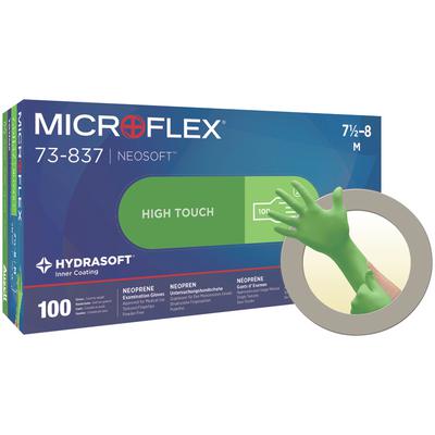 Microflex® Neosoft™ Neoprene Exam Gloves – Powder Free, 100/Box
