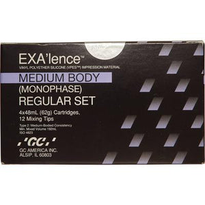 EXA’lence™ VPES Impression Material – 48 ml Cartridge, Refill with Tips, 4/Pkg