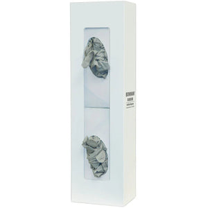 Glove Box Dispenser -Double - Space Saver, Steel