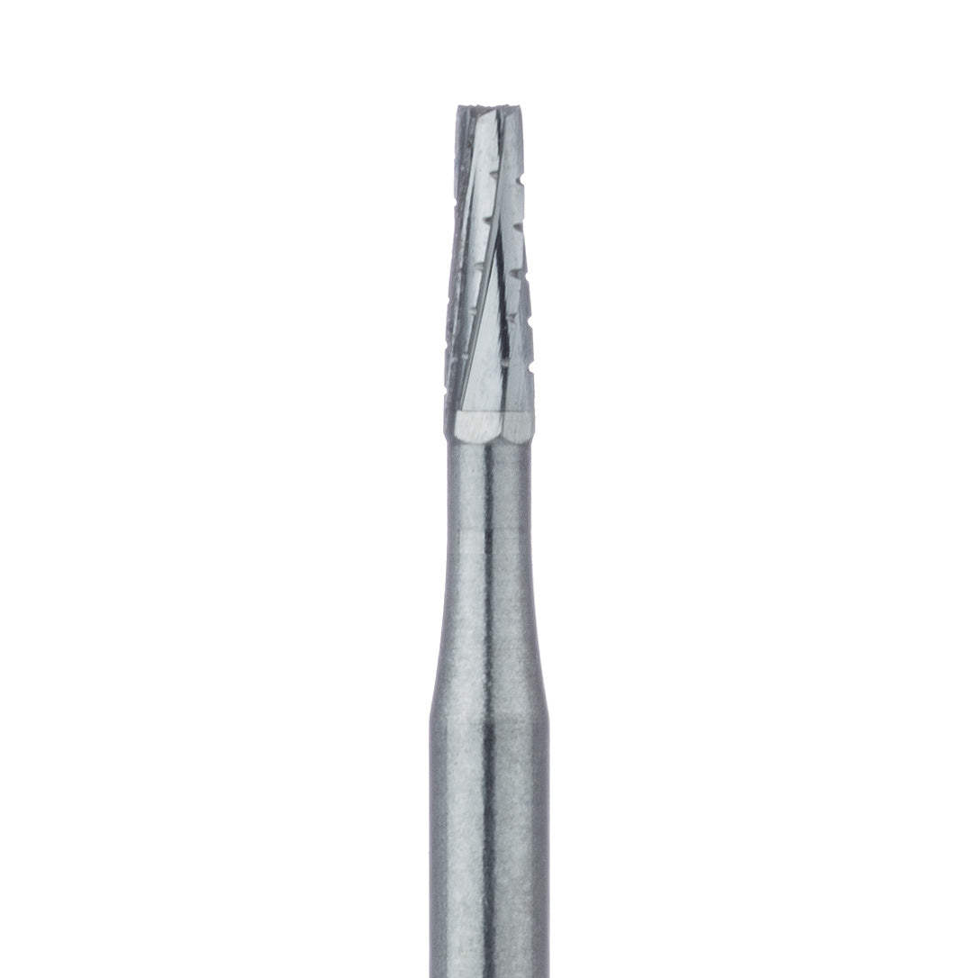 Tungsten Carbide Burs – HM33 Tapered Fissure FG XL, 25 mm Shank Length, 5/Pkg