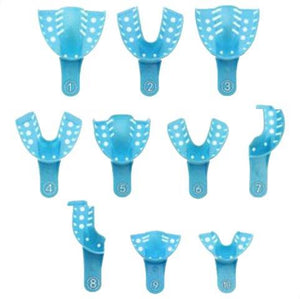 Impression Trays - Plastic / Autoclavable - 12/Pack