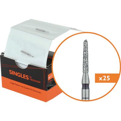 Singles Disposable Diamonds – FGSS, Round End Taper, 25/Pkg
