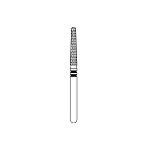 Two Striper® EURO Diamond Burs 5/Pk - Round-End Taper