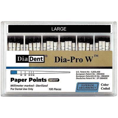 Dia-Pro W Paper Points – 100/Pkg