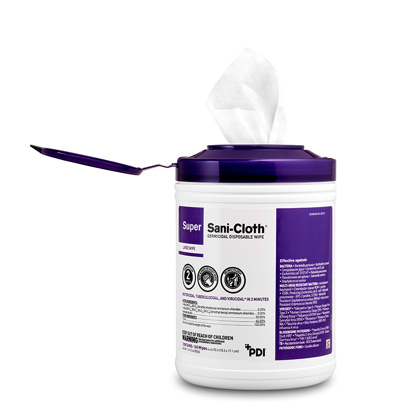 Sani-Cloth Super Germicidal Disposable Wipes