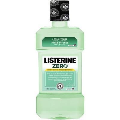 Listerine® Zero® Mouthwash – 1 Liter Bottles, 6/Pkg