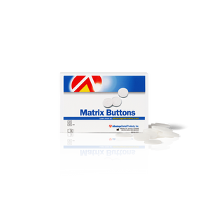 Matrix Buttons Thermoplastic Registration Wafers – White, 72/Pkg