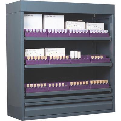 CAD/CAM Block Lockers with Internal Organizers