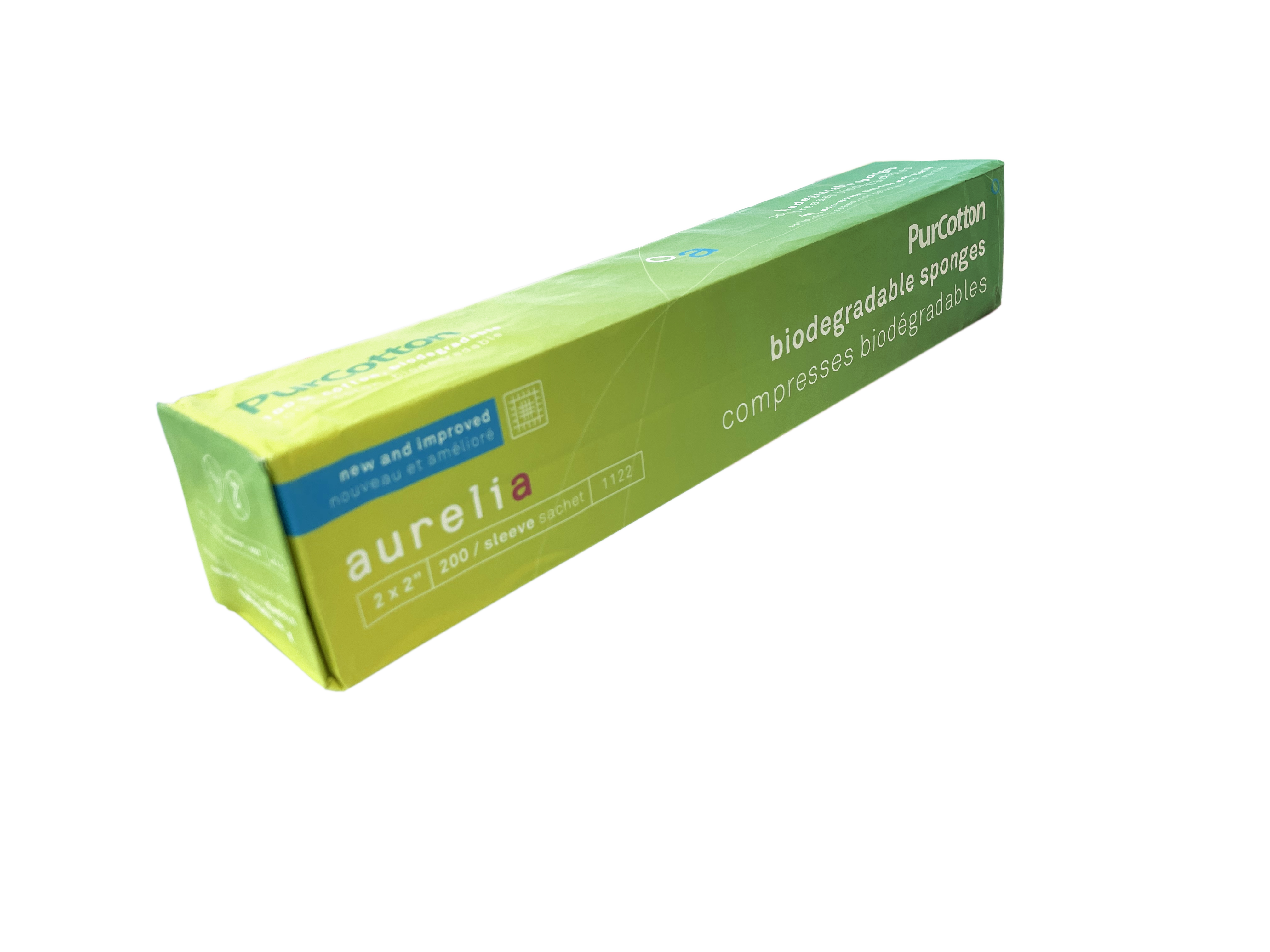Aurelia PurCotton Gauze - Biodegradable Nonwoven Sponges