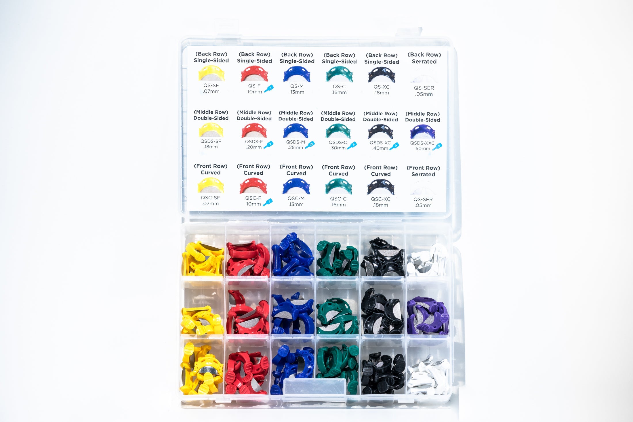 QwikStrip Ultimate IPR Finishing Strips, 180/Pkg