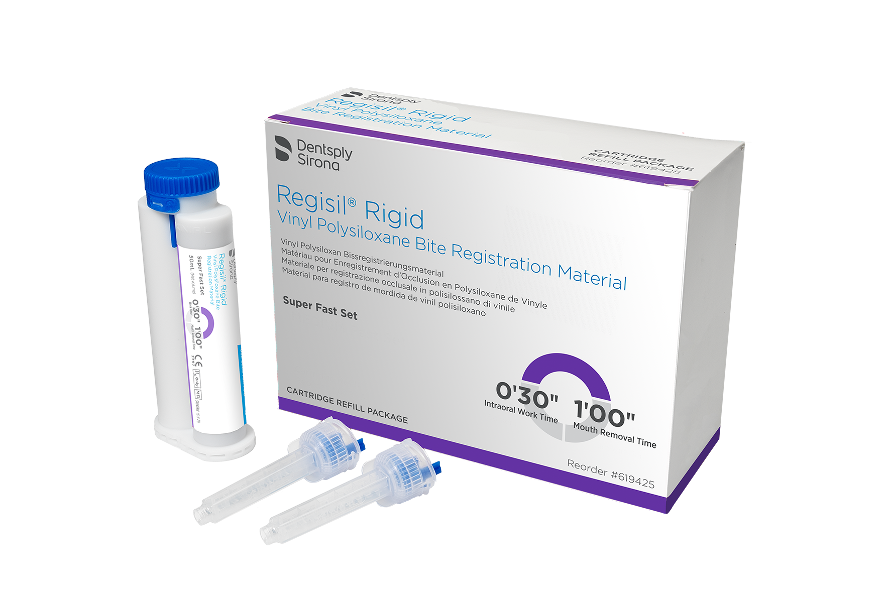 Regisil® Rigid Super Fast Set Refill, Purple