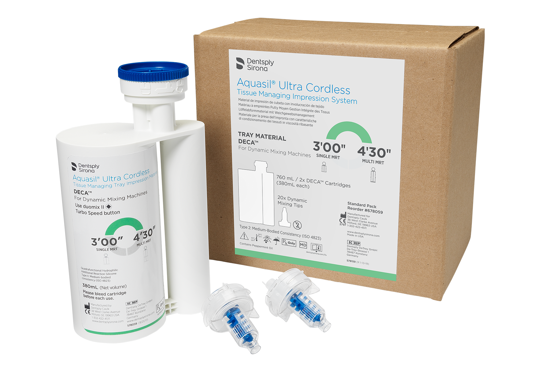 Aquasil Ultra DECA™ Cordless Tissue Managing Impression System Tray Material Standard Pack