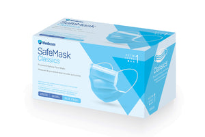 SafeMask® Classics™ Procedure Earloop Face Mask - Latex Free, 50/Pkg