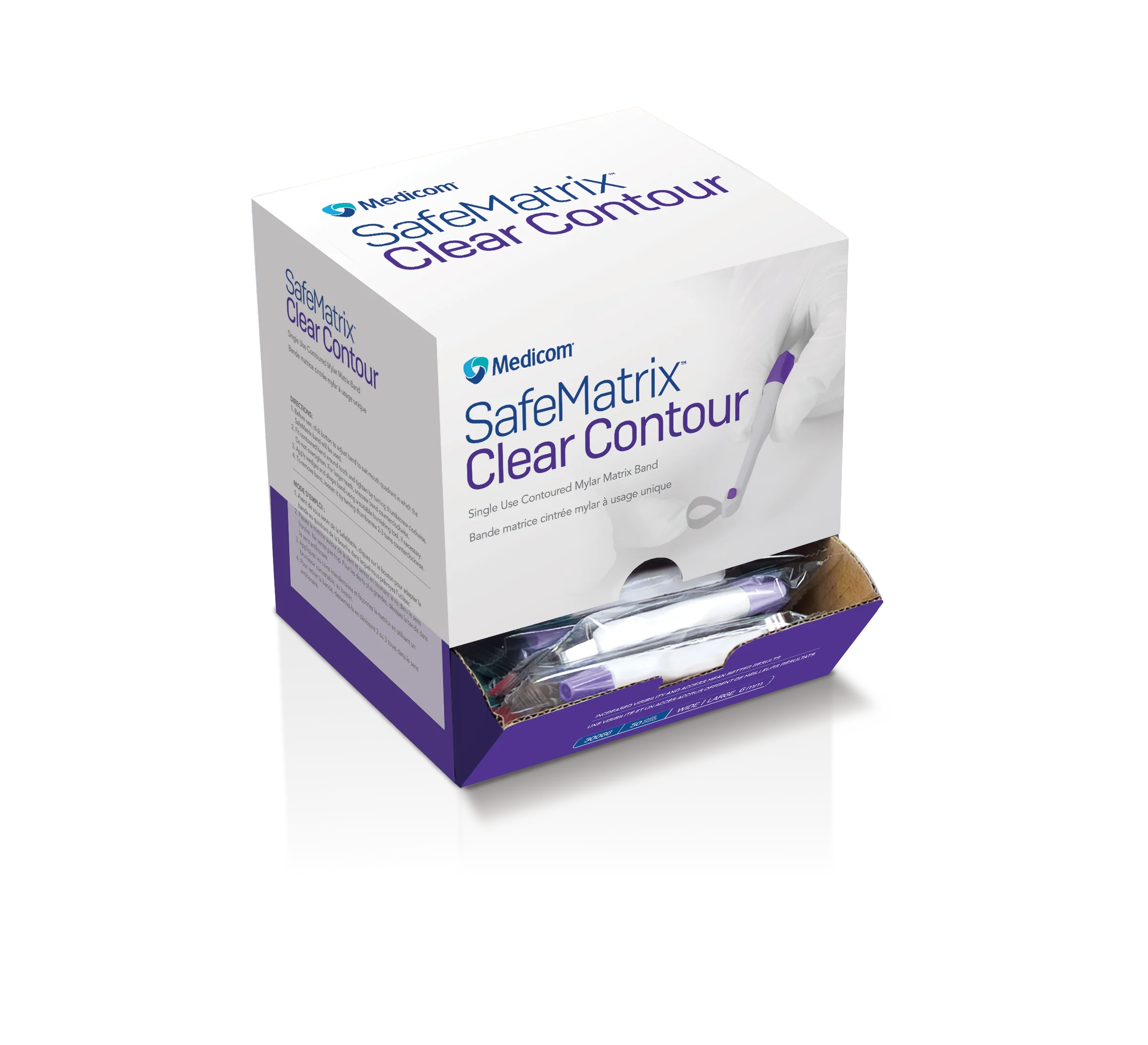 SafeMatrix Wide Matrix Bands, 50/Pkg
