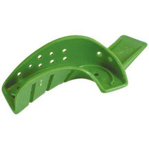 COE® Disposable Spacer Impression Trays – Perforated, Green, 12/Bag
