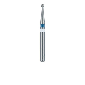 Diamond Burs for Zirconium Oxide – FG, Medium Grit, Blue, Round, # 801, 5/Pkg