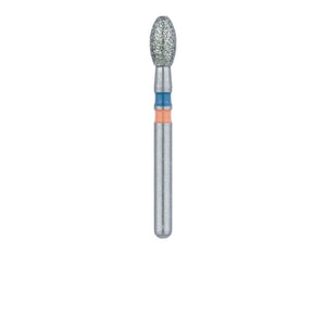 Diamond Burs for Zirconium Oxide – FG, Football, # 833, 2.3 mm Head Diameter, 4.2 mm Head Length, 5/Pkg