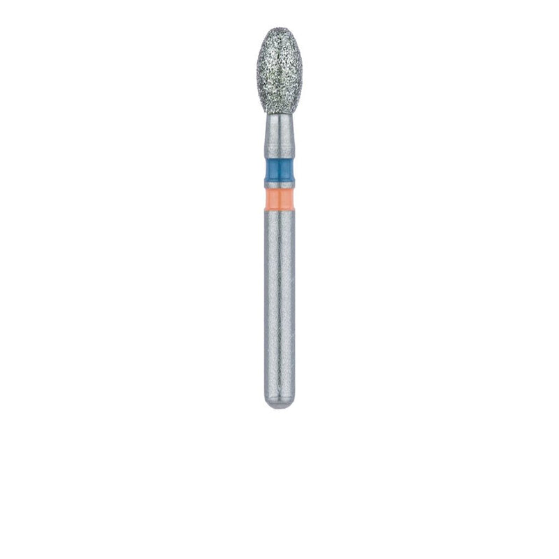 Diamond Burs for Zirconium Oxide – FG, Football, # 833, 2.3 mm Head Diameter, 4.2 mm Head Length, 5/Pkg
