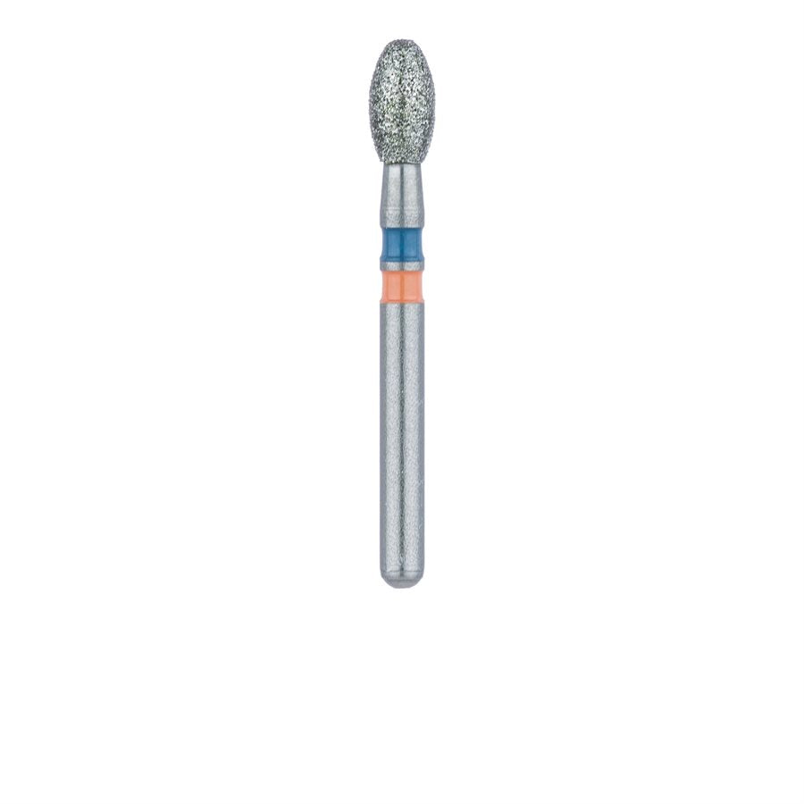 Diamond Burs for Zirconium Oxide – FG, Football, # 833, 2.3 mm Head Diameter, 4.2 mm Head Length, 5/Pkg
