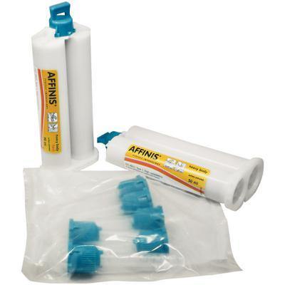 Affinis A-Silicone Wash and Tray Material Impression Material, 2 x 50 ml Cartridge System