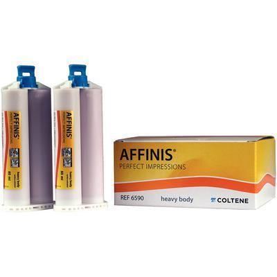Affinis A-Silicone Wash and Tray Material Impression Material, 2 x 50 ml Cartridge System