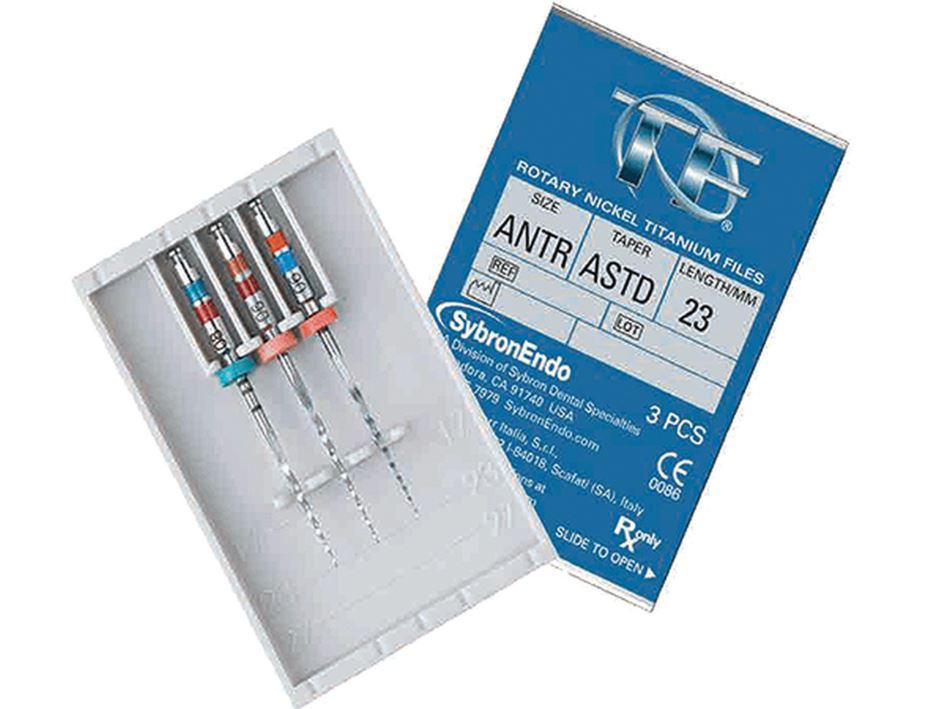 Twisted NiTi File Size 25, 0.04 Taper, 23 mm Length -4/Pack