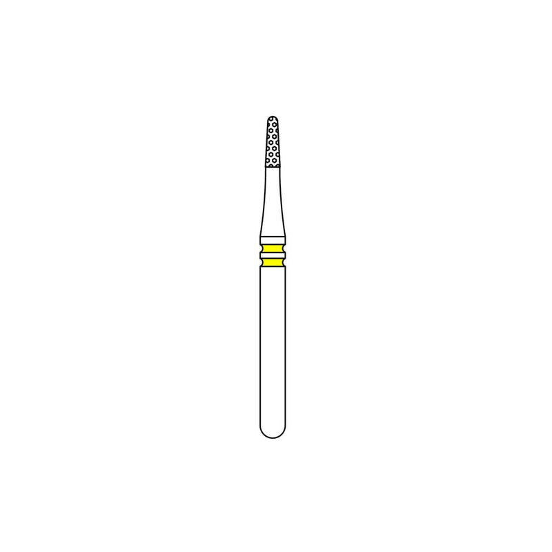 Two Striper® EURO Diamond Burs 5/Pk - Round End Taper