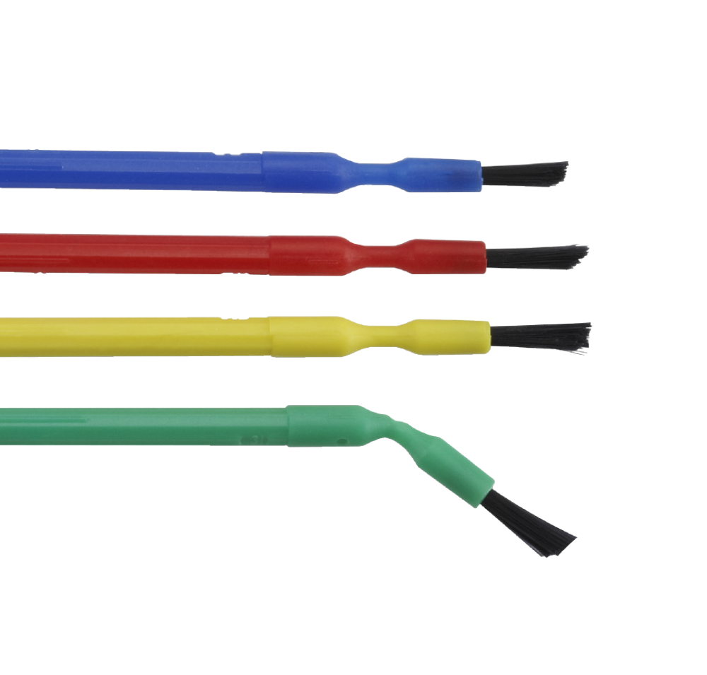 Benda® Brush Disposable Applicator – Regular, Assorted Colors with Black Bristles, 144/Pkg