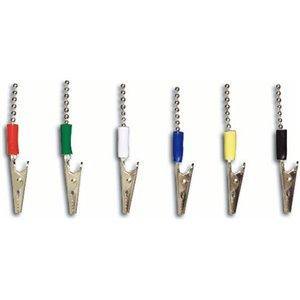 Bib Chains Metal 6/pk