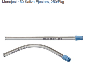 Monoject 450 Saliva Ejectors, 250/Pkg