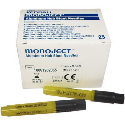 Monoject® Endodontic Blunt Cannulas – 25/Pkg