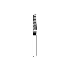 Two Striper® EURO Diamond Burs 5/Pk - Round-End Taper