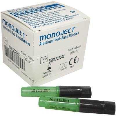 Monoject® Endodontic Blunt Cannulas – 25/Pkg