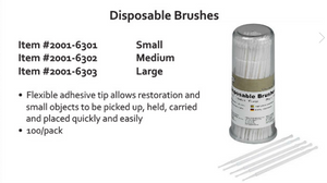 Disposable Brushes 100/Pack