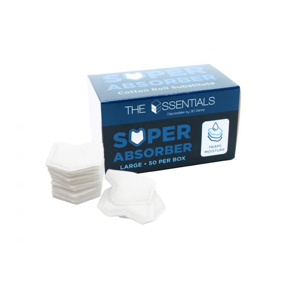 Super Absorber - Cotton Roll Substitute - 50/Box