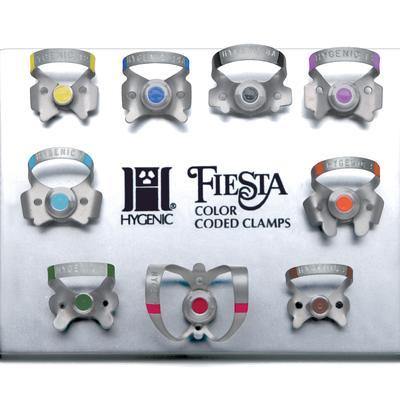 Hygenic® Fiesta Color-Coded Rubber Dam Clamps