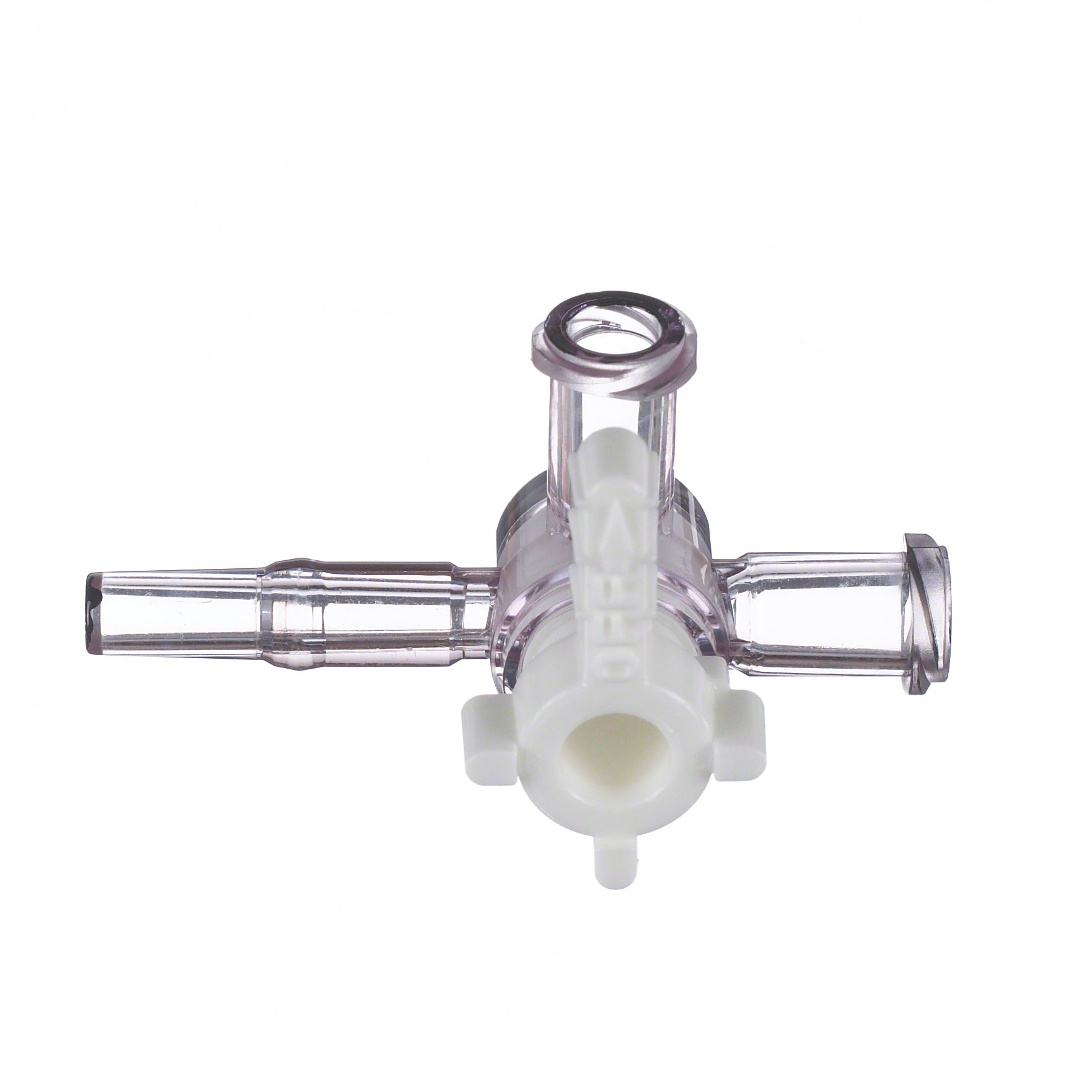 Stopcock, Four Way, Luer Slip Connector, 0.26mL