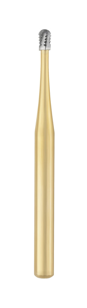 Great White® Gold Series Carbide Burs – FG, Pear