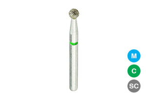 Beyes Diamond Burs Round - 10/Pk