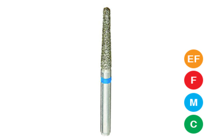 Beyes Diamond Burs Round End Taper - 10/pk