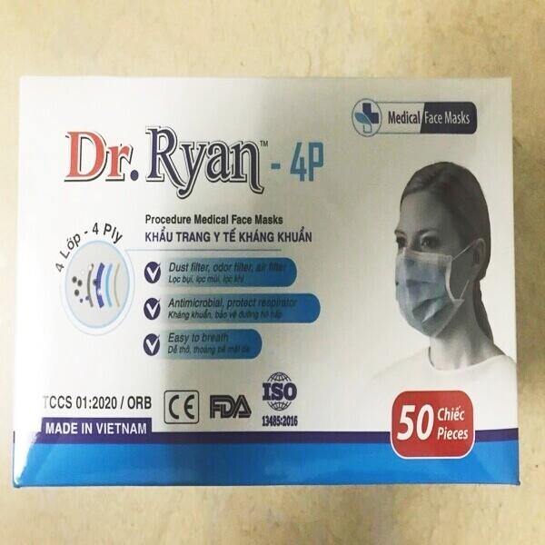 Dr. Ryan Level 2, 4-ply Mask 50/pk