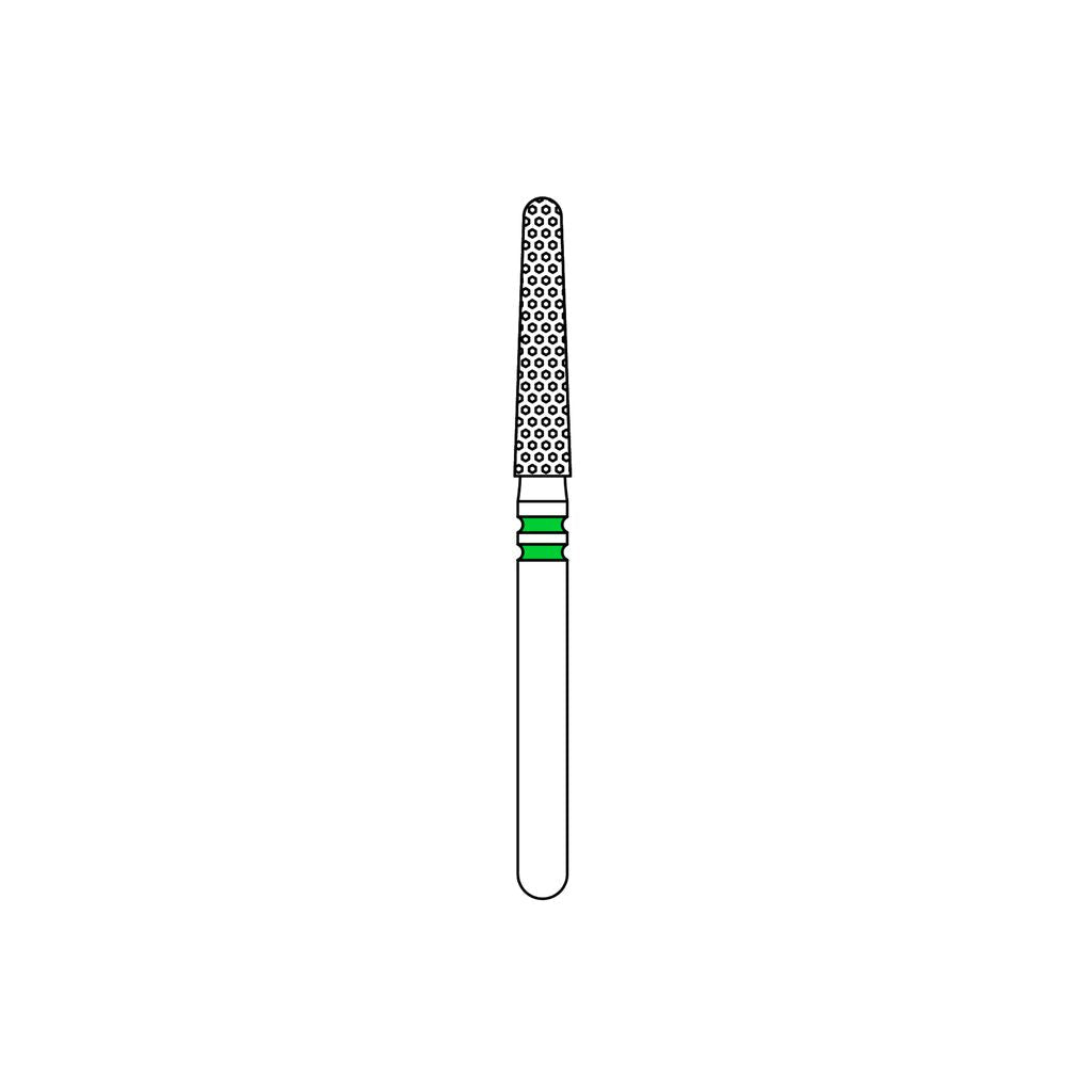 Two Striper® EURO Diamond Burs 5/Pk - Round-End Taper