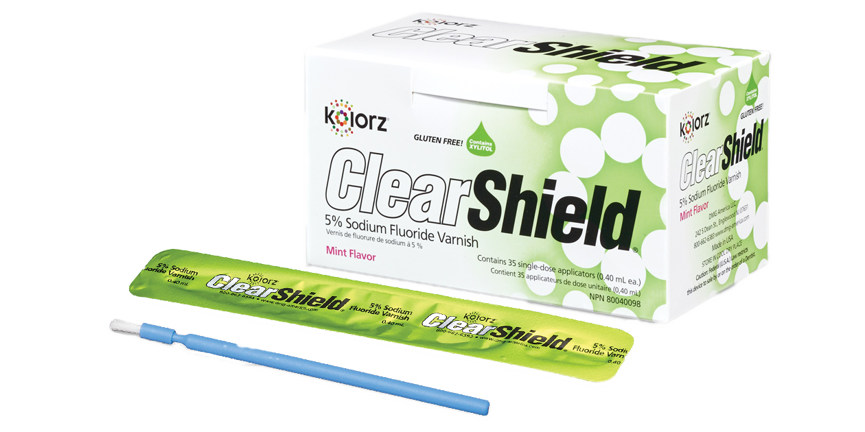 Kolorz® ClearShield™ 5% Sodium Fluoride Varnish