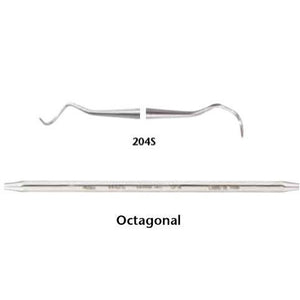 SCALER 204S, DOUBLE-ENDED, OCTAGONAL HANDLE
